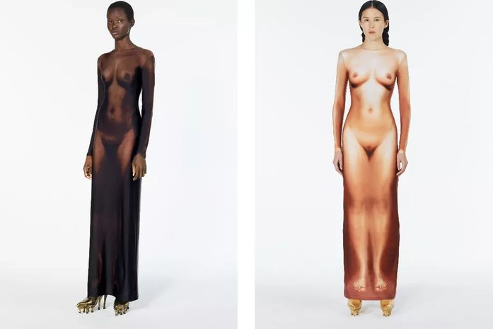 'Vestido nu' de grife francesa entra em lista de peças mais desejadas; veja fotos