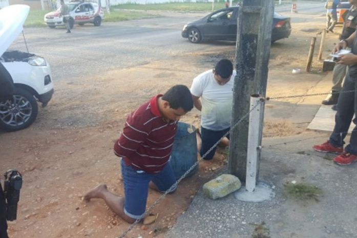 Suspeitos de envolvimento com tráfico de drogas