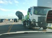 Acidente com morte bloqueia parcialmente a BR-424 no sentido Polo Industrial-Satuba