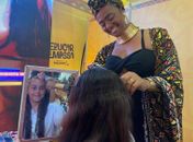 Amarração de turbantes encanta público no estande da Semed
