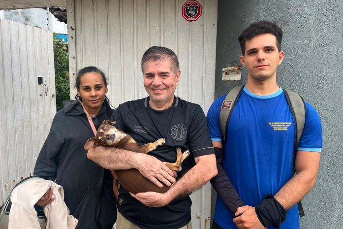 Final feliz em Arapiraca: cachorro amputado é devolvido por casal após mal entendido