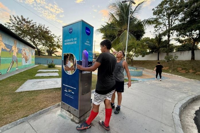 Alurb instala mais quatro estações de hidratação em Maceió