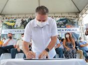 Com investimentos que ultrapassam R$ 45,8 mi, Renan Filho entrega Cisp, ponte e autoriza obras de esgotamento em Porto de Pedras