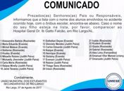 Veja os nomes dos estudantes feridos em acidente com ônibus em Rio Largo