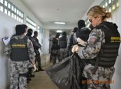 Militares do Bope acompanharam revista em celas junto com Secretaria de Ressocialização