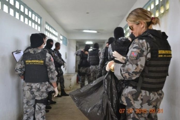 Militares do Bope acompanharam revista em celas junto com Secretaria de Ressocialização