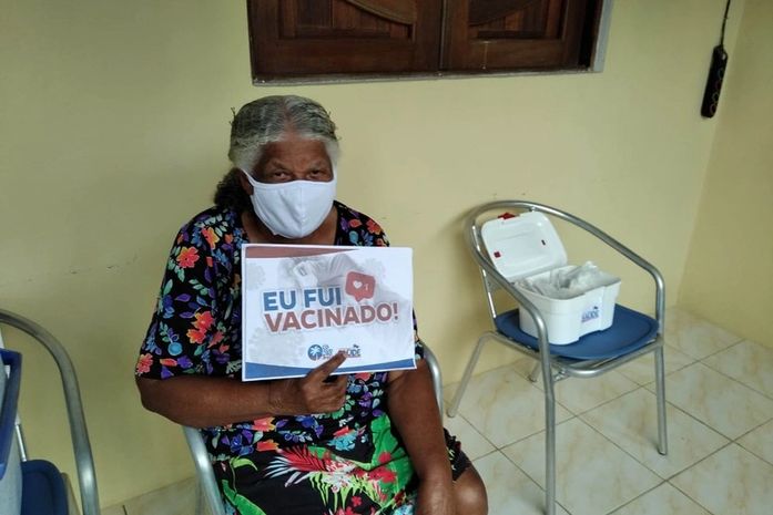 Coqueiro Seco foi o primeiro município de Alagoas a cumprir 100% de imunização com a vacina Coronavac, no primeiro estágio da pandemia