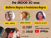 21º Redor abre pré-programação com live sobre mulheres negras e feminismos negros