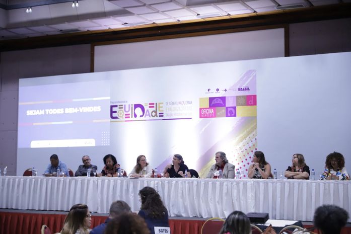 Esta ativista ocupou lugar de fala, como movimento social, em mesa de abertura da Oficina Regional do Programa Nacional de Equidade