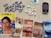 Mulher é presa acusada de comandar boca de fumo 