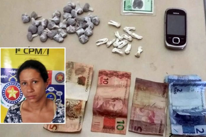 Mulher é presa acusada de comandar boca de fumo