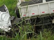 Motorista fica preso às ferragens e morre após tombamento de caçamba próximo de usina em Rio Largo