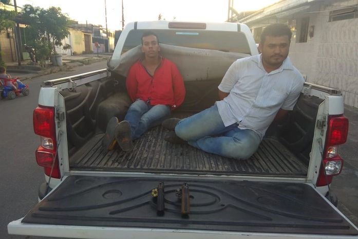 Assaltantes de carros  são presos em flagrantes na parte alta de Maceió
