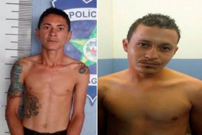 Irmãos Flávio Rodrigo e Robson Lima foram presos em Rio Largo