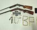 Armas de fogo e drogas são apreendidas pela PM em ações no Agreste