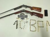 Armas de fogo e drogas são apreendidas pela PM em ações no Agreste