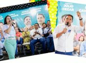 Karla e Júlio Cezar; proposta para garantir uma representante do Agreste