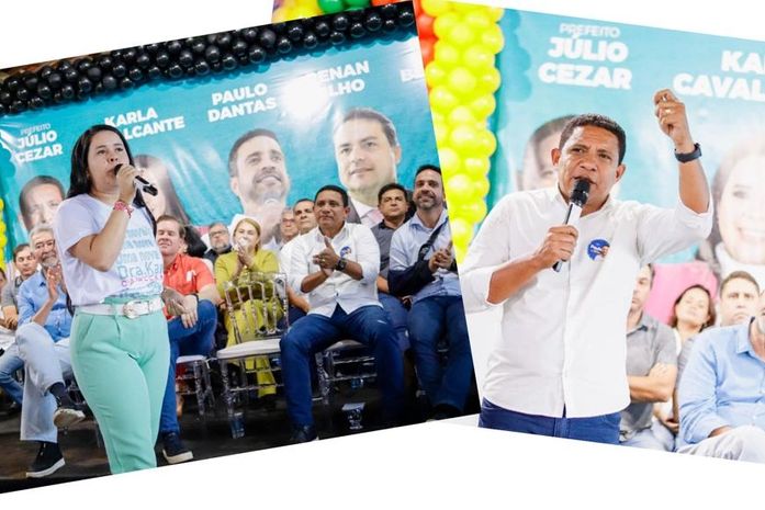 Karla e Júlio Cezar; proposta para garantir uma representante do Agreste