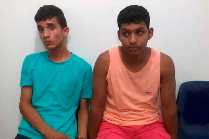 Jefferson Olímpio Santos da Silva e Sidney de Oliveira Leite, acusados de roubo
