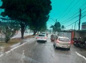 Chuvas, raios e trovões foram intensos na tarde desta terça (04) em Arapiraca