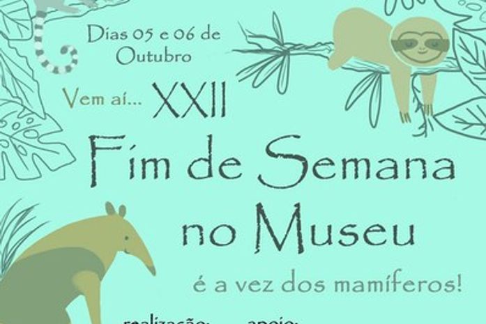 Mamíferos são tema do 22º Fim de Semana no Museu