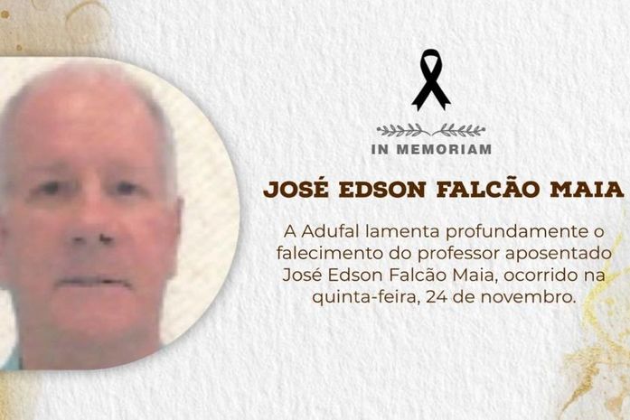 Morre Edson Falcão, professor do curso de Jornalismo da Ufal