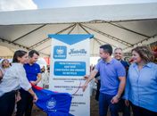 Geração de emprego no Sertão: governador Paula Dantas descerra placa da pedra fundamental para instalação da Fábrica Natville em Batalha