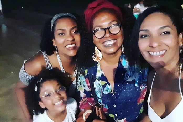 E teve formação do quilombo das pretas nordestinas na virada do ano, em Boa Viagem, Recife. Eu estava lá.