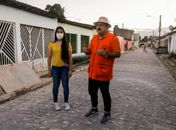 Secretária de Relações Institucionais, Gabriela Gonçalves e prefeito de Rio Largo visitam obras na região do Tabuleiro do Pinto