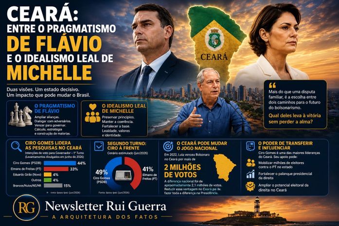 Ceará : Entre o pragmatismo de Flávio e o idealismo de Michelle