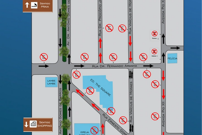 Trânsito da Jatiúca passará por alterações a partir deste sábado