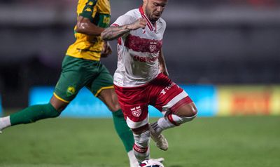 Douglas Baggio em ação pelo CRB