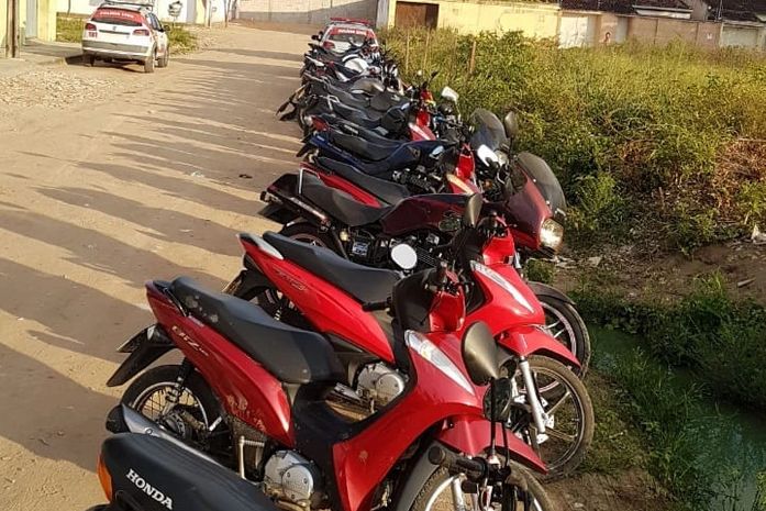 26 motos foram apreendidas