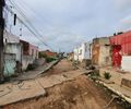 Bairro afetado pela atividade de mineração da Braskem em Maceió