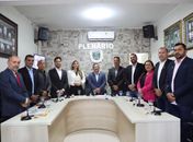 Prefeito de Santana do Mundaú participa de sessão de abertura dos trabalhos legislativos na Câmara de Vereadores
