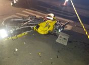 Acidente aconteceu por volta das 19h, deste domingo (19)