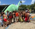 Professores e diretoria da escola tri-campeã no IDEB de Maceió têm confraternização de final de ano no maior Parque Aquático de AL 