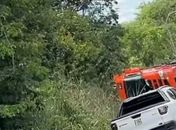 Carreta tomba e mobiliza PRF na BR-316, em Atalaia