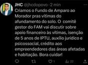 Prefeito JHC cria o Fundo de Amparo ao Morador para amparar vítimas do afundamento de solo