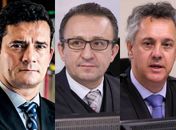 Sérgio Moro, Rogério Fraveto e Gebran Neto.