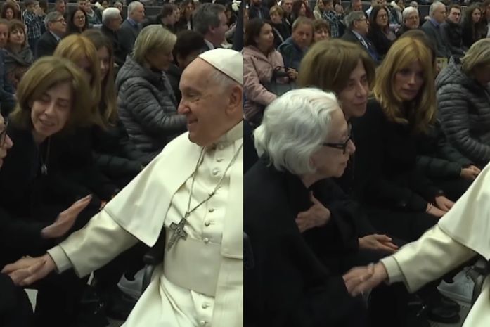 Fernanda Montenegro se encontra com Papa Francisco