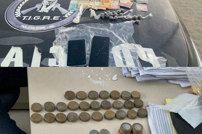 Operação integrada prende três suspeitos de tráfico de drogas no Sertão de Alagoas