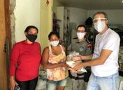 COVID-19: parceria entre MVV e MPE culmina em doação de cestas básicas
