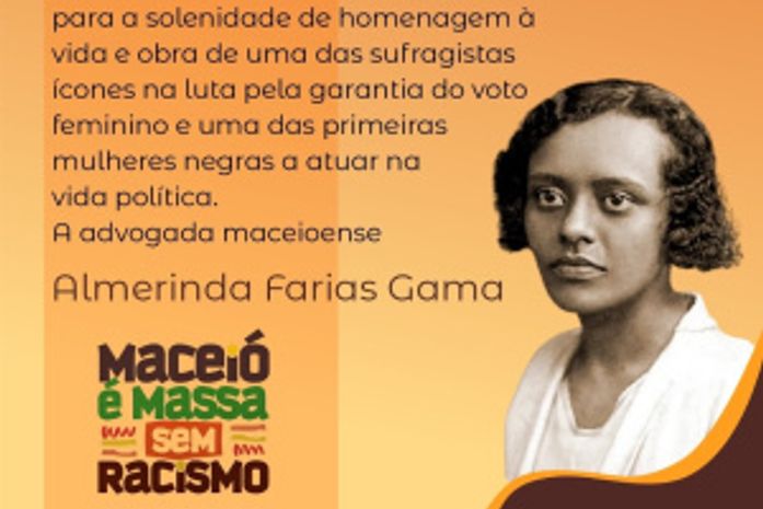 Prefeitura faz tributo à Almerinda Farias Gama, ícone na luta pelo voto feminino