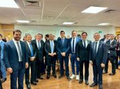 Presidente da AMA e prefeitos alagoanos prestigiam posse do Ministro Renan Filho