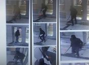 Polícia divulga imagens de assaltantes que explodiram cofre de agência bancária