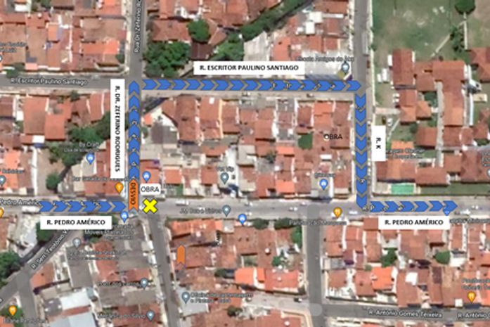 Obra emergencial em tubulação danificada interdita rua no bairro do Poço, em Maceió, a partir desta quinta-feira (7)