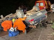Durante suposto racha, duas pessoas morrem em grave acidente no Sertão