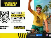 Detran/AL abre inscrições para 1º Passeio Ciclístico da Semana Nacional do Trânsito