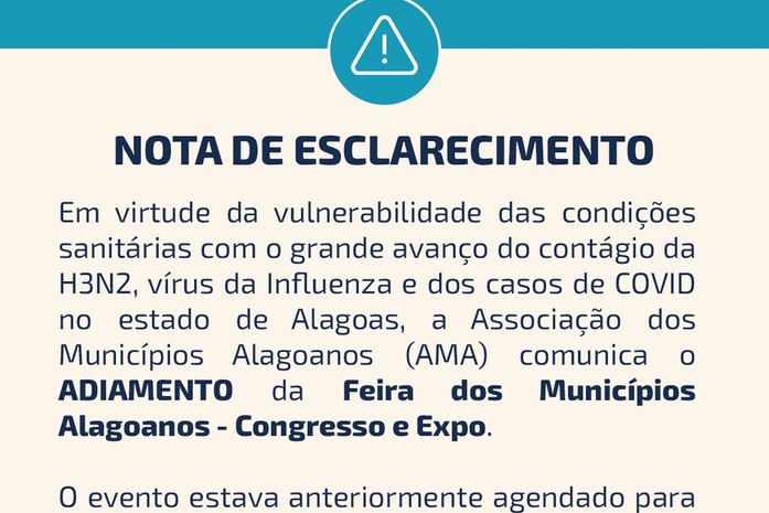 Feira dos Municípios é adiada devido ao avanço no contágio da Covid-19 e Influenza